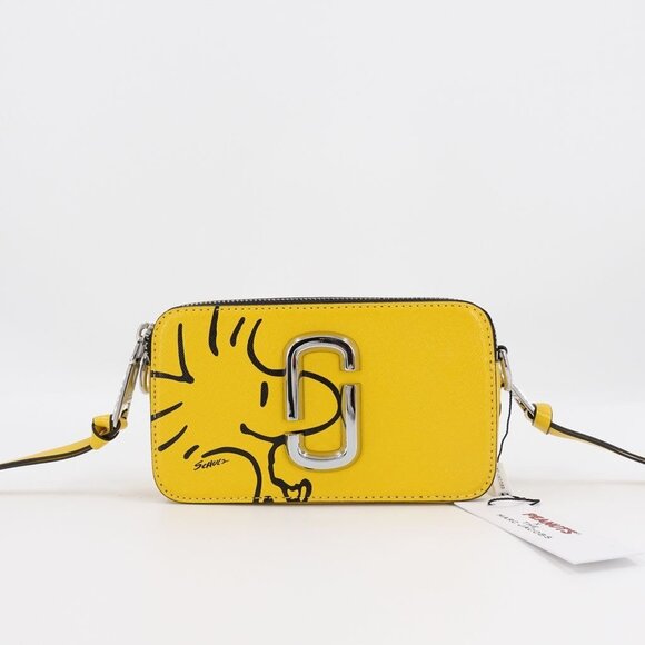 Marc Jacobs x Peanuts Woods Snapshot Bag Chrysanthemum Multi Yellow OS - Picture 1 of 13